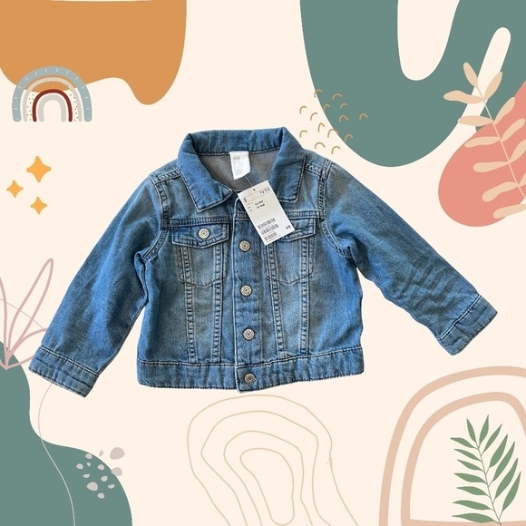 H&M 12-18 month  Denim jacket - Picture 1 of 4